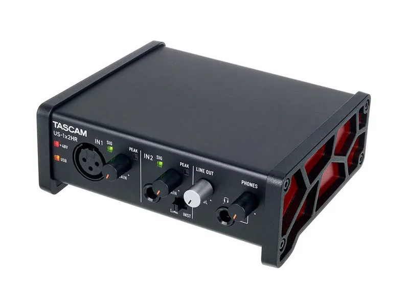 Аудиоинтерфейс USB Tascam US-1x2HR Аудиоинтерфейс USB Tascam US-1x2HR