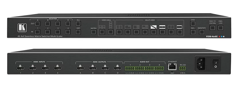 Матричный коммутатор Kramer Electronics VSM-4x4X Матричный коммутатор Kramer Electronics VSM-4x4X