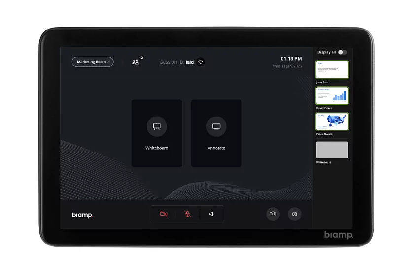 Настольный контроллер Biamp Touch 8 MAX Настольный контроллер Biamp Touch 8 MAX