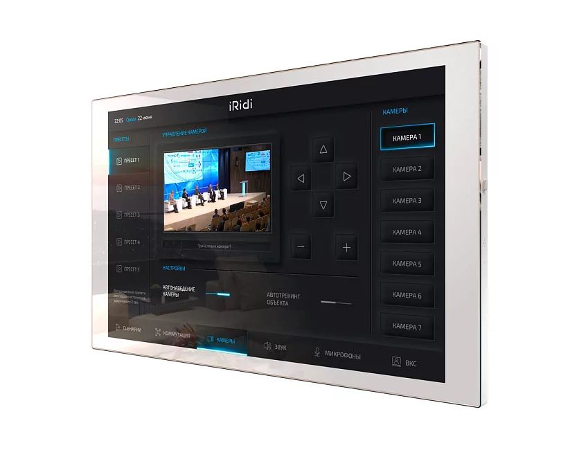 Панель настенная iRidi Touch Panel P10-mb-W - 93 497 руб. Панель настенная iRidi Touch Panel P10-mb-W - 93 497 руб.