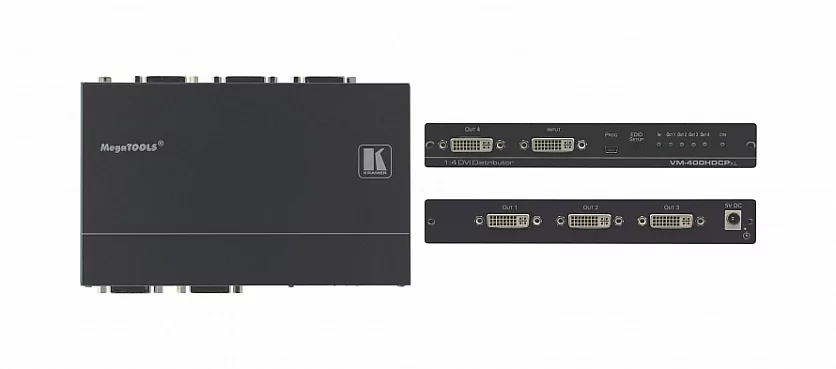 Усилитель-распределитель Kramer Electronics VM-400HDCPXL Усилитель-распределитель Kramer Electronics VM-400HDCPXL