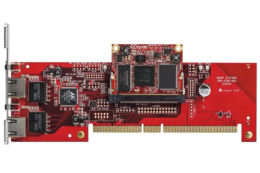 Интерфейсная карта Biamp TesiraDAN-1CK Интерфейсная карта Biamp TesiraDAN-1CK