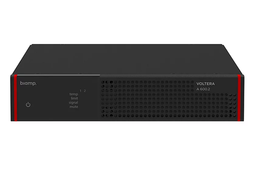 Двухканальный, 600-ваттный аналоговый усилитель Biamp Voltera A 600.2 Двухканальный, 600-ваттный аналоговый усилитель Biamp Voltera A 600.2