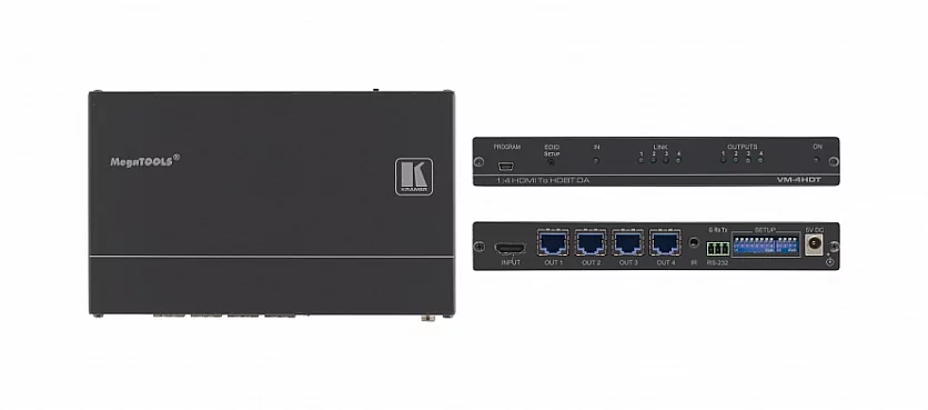Передатчик Kramer Electronics VM-4HDT Передатчик Kramer Electronics VM-4HDT