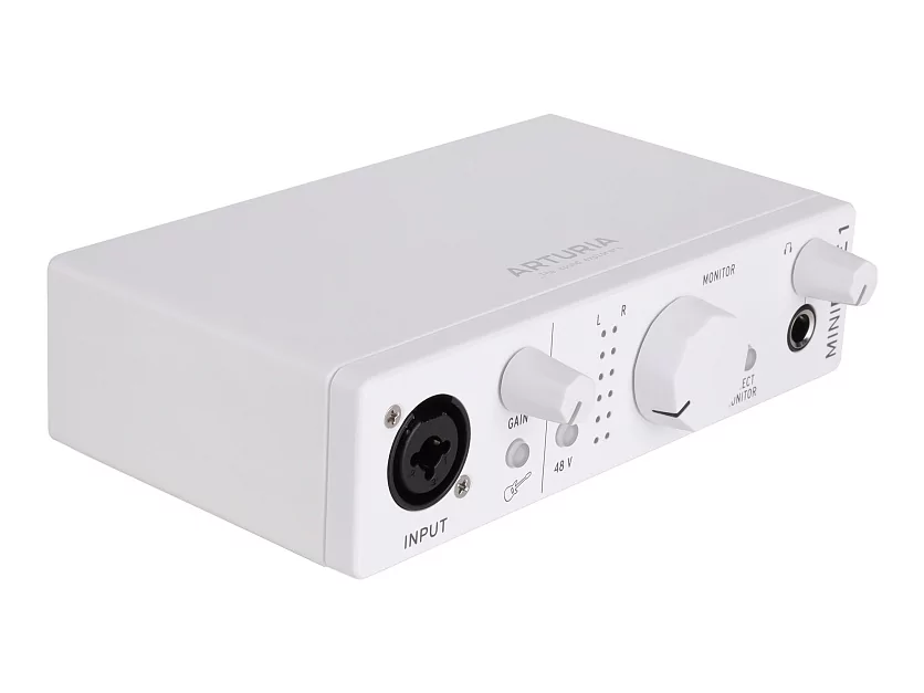 Уценка Аудиоинтерфейс USB Arturia MiniFuse 1 White Уценка Аудиоинтерфейс USB Arturia MiniFuse 1 White