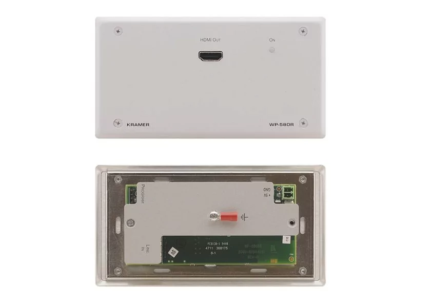 Настенная панель, приёмник Kramer Electronics WP-580R/EU(W)-86 Настенная панель, приёмник Kramer Electronics WP-580R/EU(W)-86